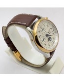 Longines Master Collection Swiss ETA 7750 VALJOUX Rose Gold Bezel Automatic Watch
