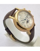 Breguet Classique Chronopraph Rose Gold Swiss ETA 7750 Valjoux Automatic Movement Watch