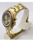 Rolex Cosmograph Daytona Rainbow Jewels Swiss ETA 7750 Valjoux Movement Watch