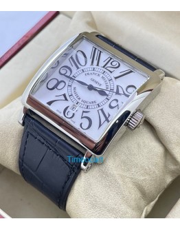 Franck Muller Square Master 2 Leather Strap Watch