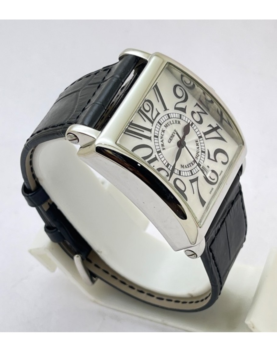 Franck Muller Square Master 2 Leather Strap Watch