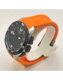 Tissot T Touch Solar Orange Rubber Strap Watch