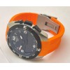 Tissot T Touch Solar Orange Rubber Strap Watch