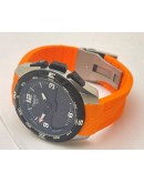 Tissot T Touch Solar Orange Rubber Strap Watch