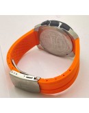 Tissot T Touch Solar Orange Rubber Strap Watch