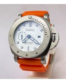 Panerai Submersible Orange Rubber Strap Swiss Automatic Watch