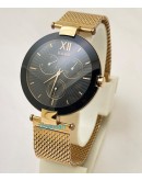 Rado Black Golden Bracelet Choronogrpah Watch