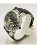 Cartier Rotonde De Cartier Double Tourbillon Sun Moon Phase Black Steel Swiss ETA Automatic Watch