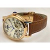 Cartier Rotonde De Cartier Double Tourbillon Sun Moon Phase White Rose Gold Swiss ETA Automatic Watch