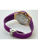 Hublot Big Bang Purple Rubber Strap Ladies Watch