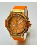 Hublot Big Bang Tutti Frutti Orange Ladies Watch