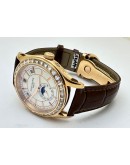 Patek Philippe Complications Annual Calendar White Swiss Automatic Watch