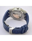 Audemars Piguet Royal Oak Blue Rubber Strap Swiss Automatic Watch