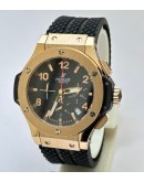 Hublot Big Bang Rose Gold 2 Black Rubber Strap Watch