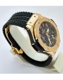 Hublot Big Bang Rose Gold 2 Black Rubber Strap Watch