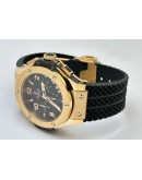 Hublot Big Bang Rose Gold 2 Black Rubber Strap Watch