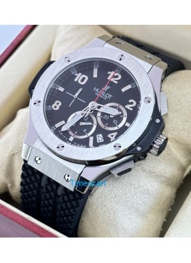 Hublot Big Bang Steel Black 2 Rubber Strap Watch