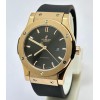 Hublot Vendom Classic Rose Gold Black Rubber Strap Swiss Automatic Watch