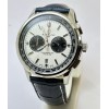 Breitling Premier B01 Chronograph 42 White Dial Leather Strap Watch
