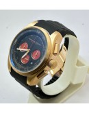 Porsche Design Chronograph Black Rubber Strap Watch  - A
