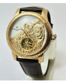 Vacheron Constantin Traditionnelle GMT Tourbillon Lion Swiss Automatic Watch