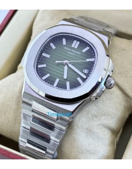 Patek Philippe Nautilus Steel Green Swiss Automatic Watch