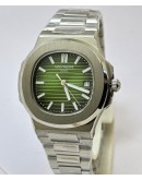 Patek Philippe Nautilus Steel Green Swiss Automatic Watch