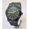 Hublot Vendom Classic Full Black Rubber Strap Swiss Automatic Watch