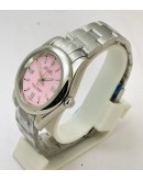 Rolex Oyster Perpetual Pink Steel Swiss Automatic Watch