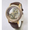 Corum Bubble Golden Bridge Diamond Bezel Round Swiss Automatic Watch