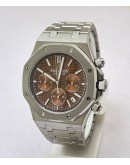 Audemars Piguet Chronometer Steel Brown Watch