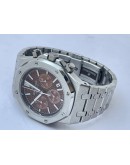 Audemars Piguet Chronometer Steel Brown Watch