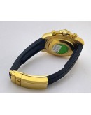 Rolex Daytona White Dial Rubber Strap Watch