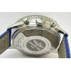 Breitling Navitimer Blue Leather Strap Swiss ETA Valjoux 7750 Automatic Watch