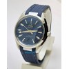 OMEGA SEAMASTER AQUA TERRA BLUE RUBBER STRAP SWISS AUTOMATIC WATCH