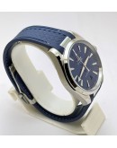 OMEGA SEAMASTER AQUA TERRA BLUE RUBBER STRAP SWISS AUTOMATIC WATCH