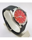 OMEGA SEAMASTER AQUA TERRA RED RUBBER STRAP SWISS AUTOMATIC WATCH