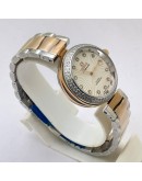 Omega Ladymatic Nicole Kidman White Dual Tone Ladies Watch