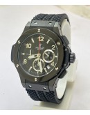 Hublot Big Bang Full Black Rubber Strap Watch