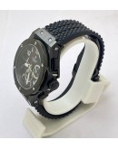 Hublot Big Bang Full Black Rubber Strap Watch