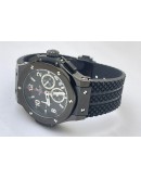 Hublot Big Bang Full Black Rubber Strap Watch