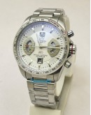 Tag Heuer Grand Carrera Calibre 17 RS 2 Mens White Full Steel Watch