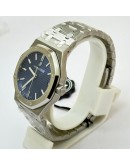 Audemars Piguet Royal Oak Steel Blue Swiss ETA Valjoux 7750 Automatic Watch