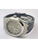 Audemars Piguet Royal Oak Grey Rubber Strap Swiss Automatic Watch