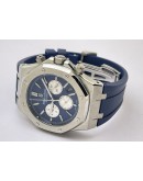 Audemars Piguet Chronometer Blue Rubber Strap Watch