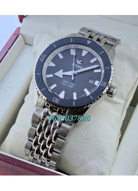Rado Captain Cook Black Steel Swiss Automatic Watch
