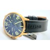 U BOAT Capsoil Titanio Black Rubber Strap Watch
