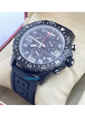  Endurance Pro Chronometer Black Rubber Strap Watch