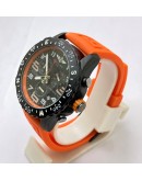 Breitling Endurance Pro Chronometer Orange Rubber Strap Watch