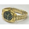 Rolex Day-Date Diamond Mark Green Golden Swiss Automatic Watch